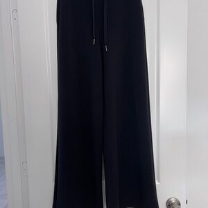 SPANX Black Air Essentials Wide Leg Pants
